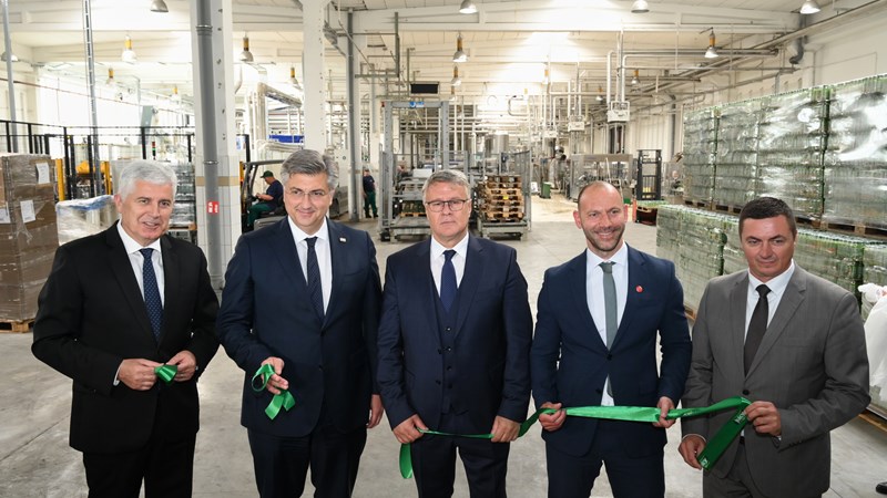 Plenković: Tvornica Stanić Beverages je pravi primjer snažne obiteljske kompanije